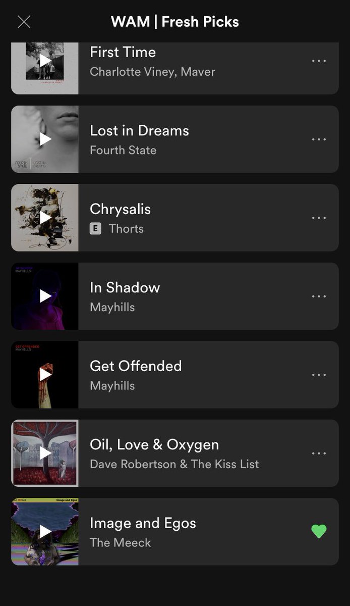 BIG THANKS TO WAM for adding “Image and Egos” as a fresh pick on their Spotify playlist 🥳🎶👇
open.spotify.com/playlist/0mJ4s…

#wam #australianmusic #singersongwriter #Pop #altpop