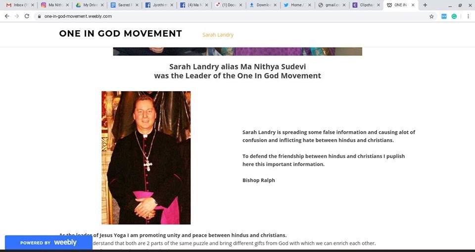 StandbyTruth2's tweet photo. Sarah Landrys previous blog. More evidences of her drawing people to join her own cult offering "services, public discourses, meditation seminars, consciousness expanding-group programs, one on one spiritual counseling and much more" with stolen knowledge discrediting the source https://t.co/WZ6sxys2eS