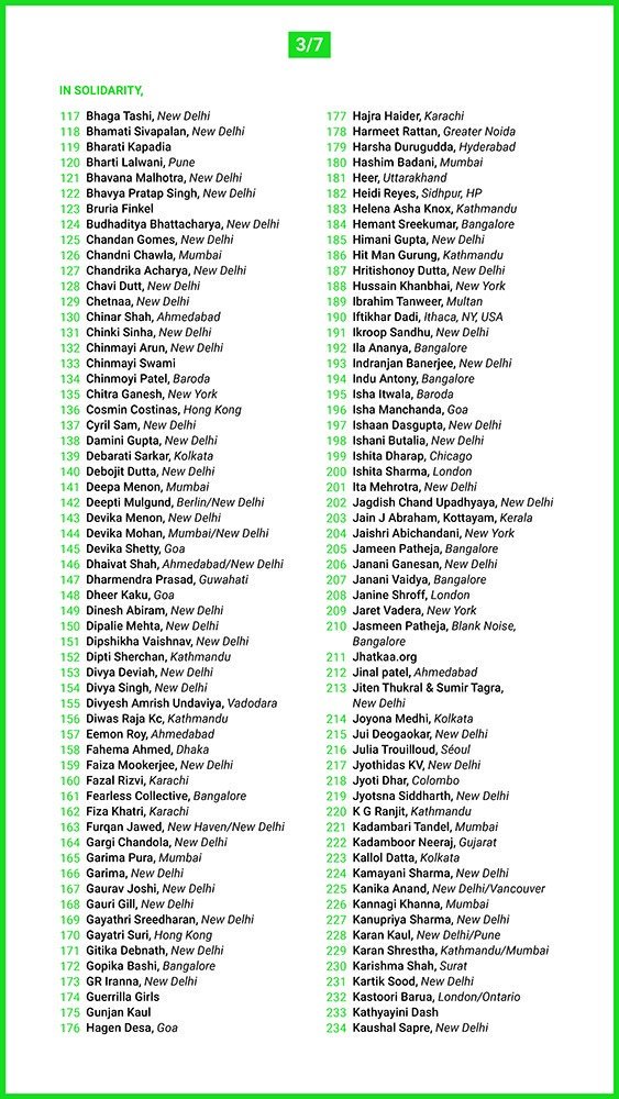 IndiaMeToo's tweet image. #SubodhGupta&apos;s defamation case against @HerdSceneAnd: 624 signatories in this statement condemning the  silencing of sexual harassment survivors
. Write to insolidaritywith.survivors@gmail.com with any information, advice, ideas for support. #MeTooIndia #MeToo