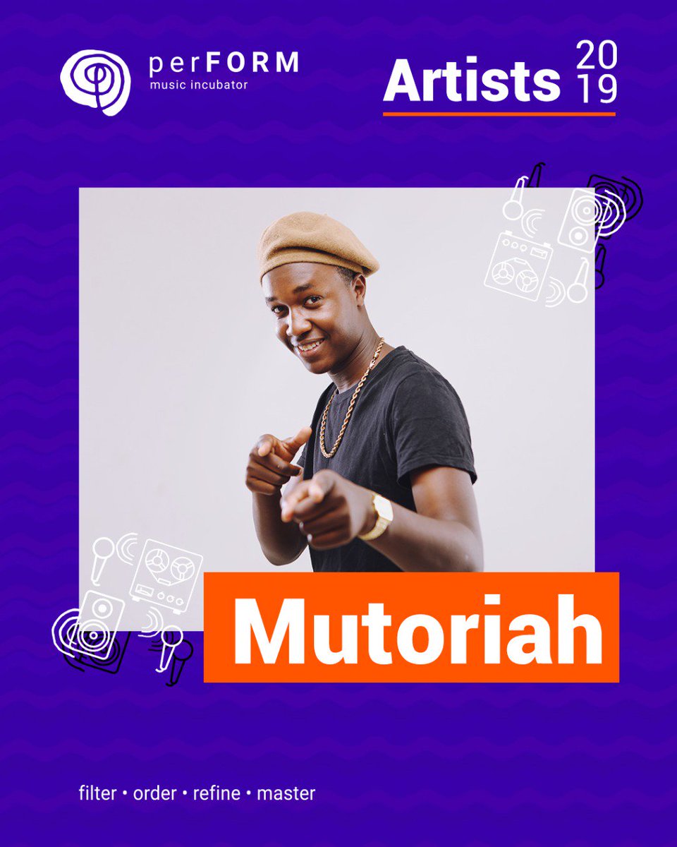 Where to begin with @mutoriah even? He is responsible for serving endless enjoyment, working on tracks like 'Lucy' with @Bensoulmusic 'Rewind' with @sautisol 'Maheni' with @ayrosh to name a few! 

#PerformMusicIncubator #FilterOrderRefineMaster #musicincubator
#Music  #SHE