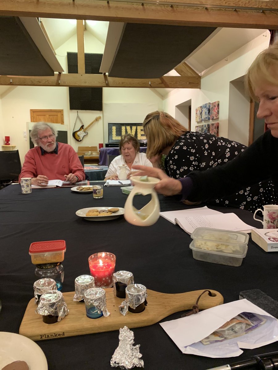 TiggyHayes's tweet image. It was all about evoking memories with #scribblers  writing workshop and why getting smells and senses improves our writing.  Some great pieces were created.    #iamwriting #WritingCommunity