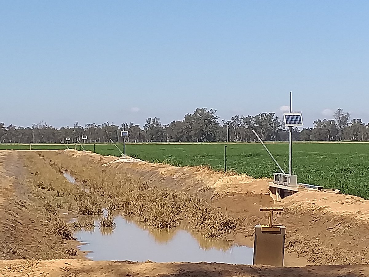Irrigation in Australia with open channels