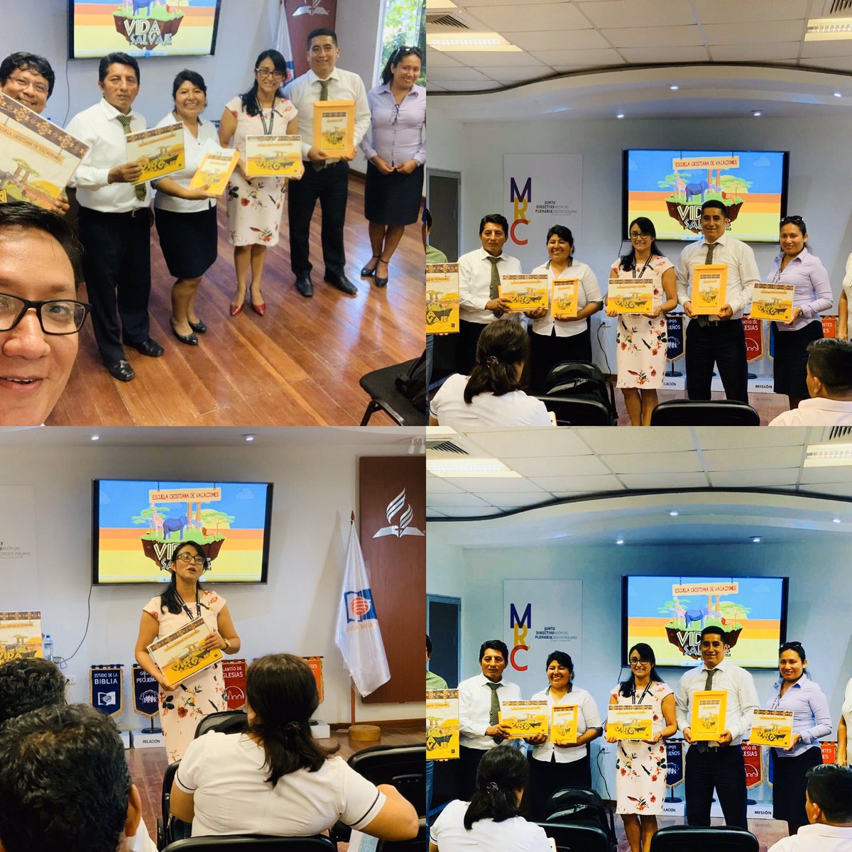 LicSilviaRojas's tweet photo. La educación Adventista #AEAMOP compromometida con la #ECVVidaSalvaje2020 por que unidos sumamos fuerza💪🏻💪🏻💪🏻💪🏻☺️👍🏻🐅🦒🐘🦛🦓🦏🦛🦘@abelapazar @mcoaugarte @JuanCarranzaQ @javiervc69 @Pr_JavierTorres @AdventistasUPS @AdventistasMOP @RichardPradaO https://t.co/15jjKWzshF