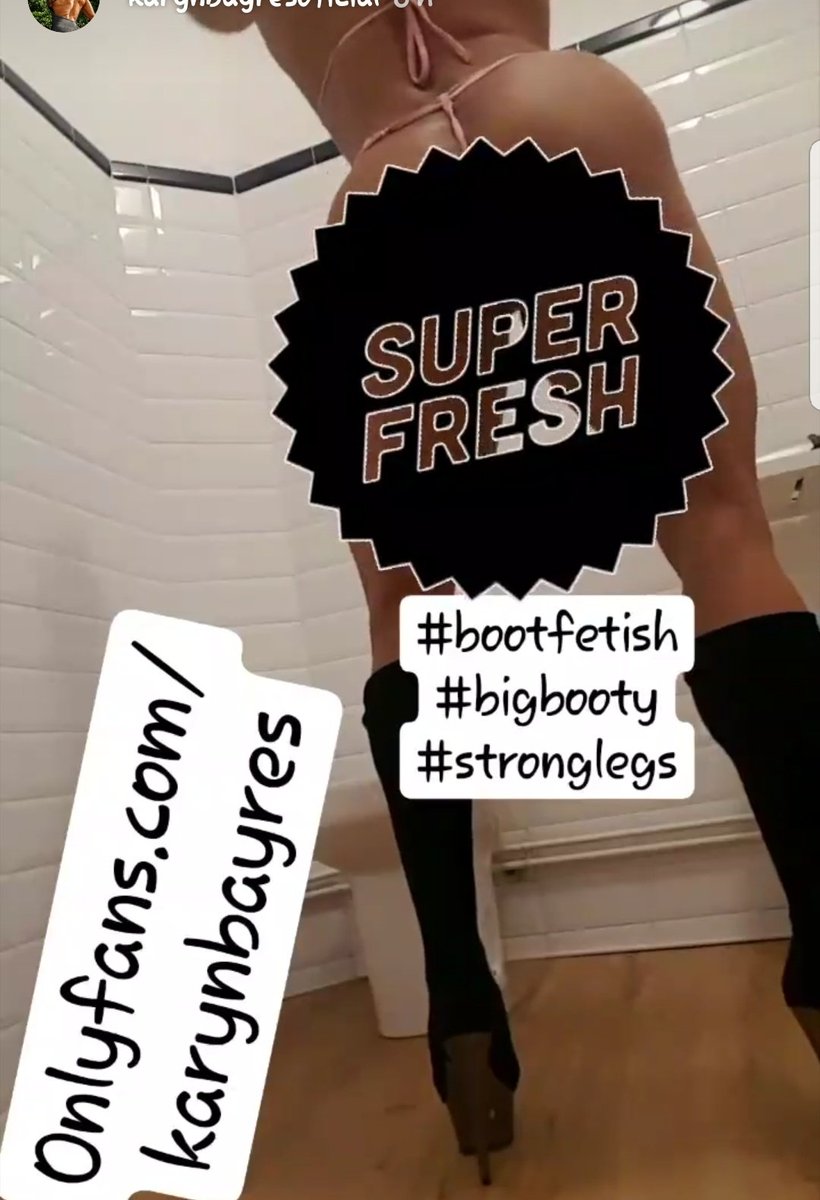 KarynBayres's tweet photo. #onlyfans #bootsfetish #stronglegs #hardbooty #karynbayres #culorompenueces 
https://t.co/fF2cgNhFt8 https://t.co/xCd9m2I7fx