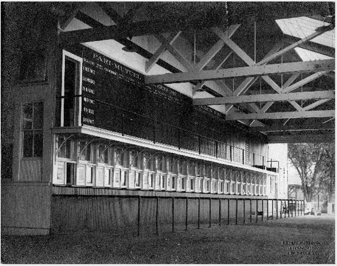 Picture of Churchill Downs in 1915 -1920 pari-mutuel windows at    tco Eaa62p3t5q