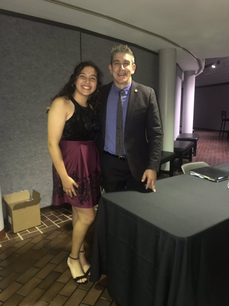 Alex_LRU's tweet image. Community members of OUTright Youth and LR’s PRIDE club had the chance to meet with Richard Blanco. I had the wonderful opportunity to introduce @rblancopoet an immigrant, Latino, openly-gay poet who visited as part of the Visiting Writer’s Series. 
Visit lr.edu/vws