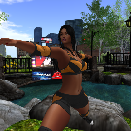 The Rani feels #BadKarma for @LyraPhoenixVWE and <a href="/CheerForBee/">Becky (IC)</a> as she meditates. #WVEOldSchool <a href="/vwewrestling/">VWE Wrestling</a>