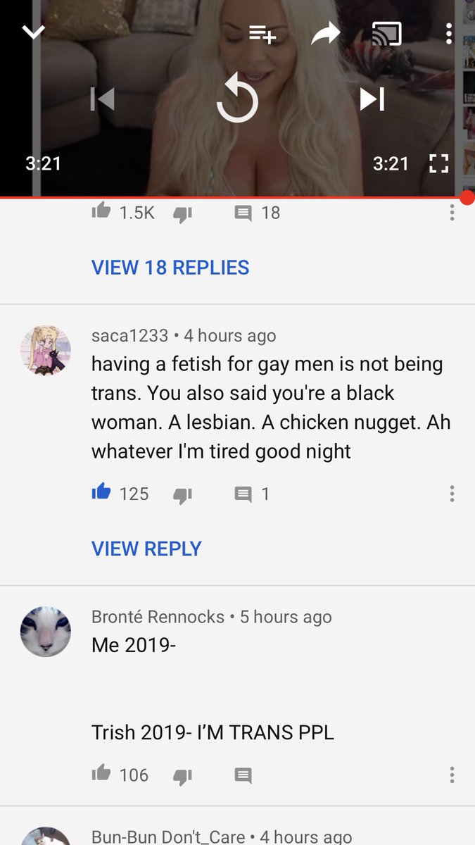 laina28bean's tweet photo. This comment on Trisha’s YouTube video is amazing lmao. Goodnight https://t.co/pVjQxbSPvU