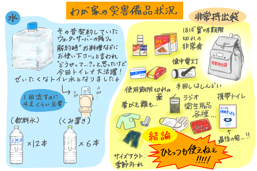 こちらは、9月に大きな被害を出した台風15号の被害を受けたときのママのリアルな体験です。
小さいお子さんがいる家庭ならではの苦労や、考えもしていなかった大変な点が描かれています。
こちらもぜひ参考にしてください…!
https://t.co/BuiQ7RcGv8
#台風 #台風19号 #備えあれば憂いなし