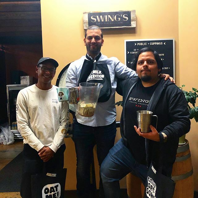 Congratulations to our top 3! 
1st place @the_syrian_buddha 2nd place @_irrealismood  3rd place @dahbarista 
Thank you to everyone who came to this Landmark TNT. 11 years of DMV coffee TNTs and our first non dairy tnt thanks to <a href="/oatly/">Oatly</a>  and a big thank yo… ift.tt/2OF2dBY