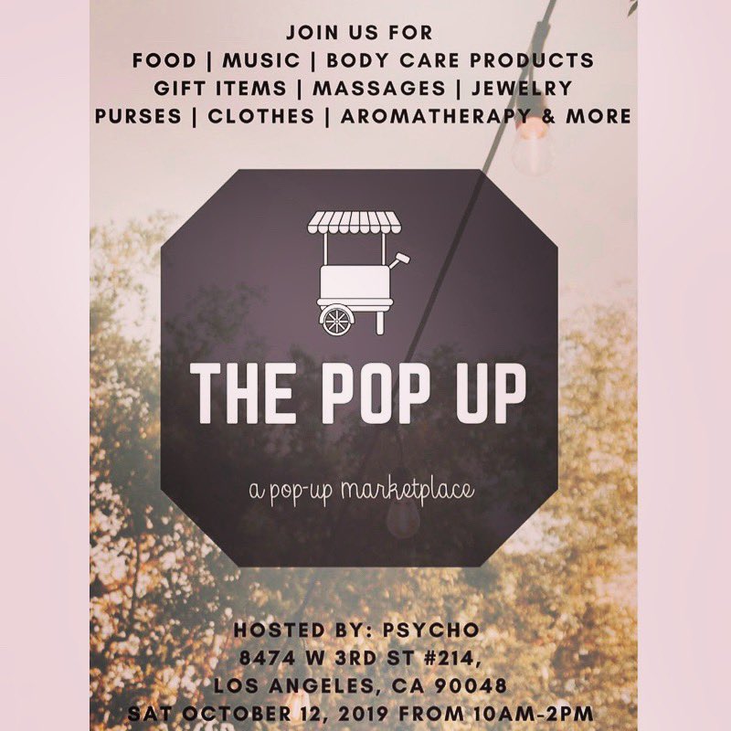 Swelady3's tweet image. 🔻⚡️ // POP-UP SHOP // ⚡️🔻    

Don’t miss out !!! Come stop by and Shop with US , this Saturday Oct 12 , 2019 from 10am -2pm .

🔻⚡️Realness Vibes ⚡️🔻