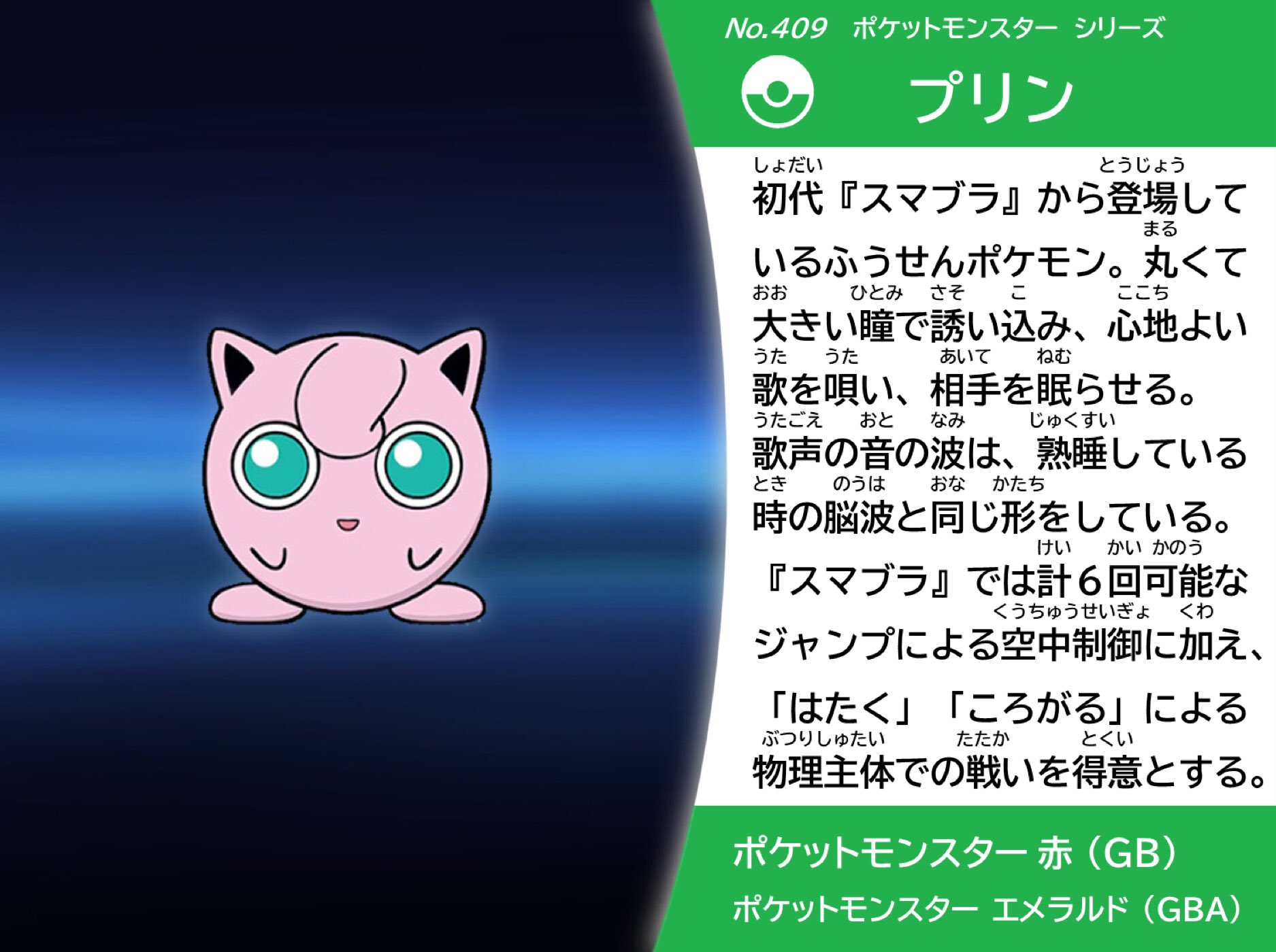 Coc967 No 409 プリン スマブラsp スピリッツ名鑑 ネスと同様 危ぶまれながらも皆勤賞を維持 T Co Zyywyjpsea Twitter