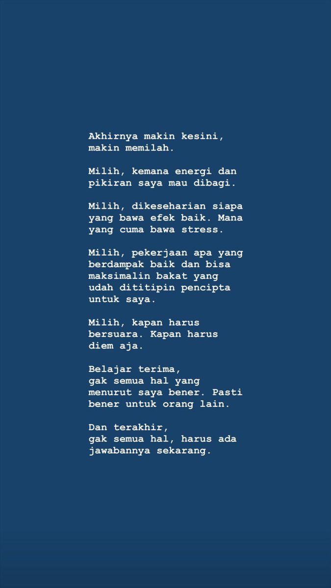 kopisusumaniss's tweet photo. terima kasih karna selalu menjadi energi baik untuk aku, terima kasih juga sudah mewakilkan apa yg ingin aku ungkapkan lewat semua karya-nya #nkcthi #kttb https://t.co/jTBsszFnIg