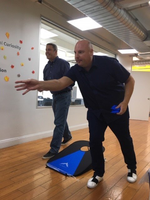 ProgressKempLM's tweet photo. .@KempTech teams took time out today for #MentalHealthAwarenessWeek. Thanks to all of our employees globally for their fundraising efforts on behalf @PietaHouse, @vibrantforall & to @PhoenixYork for partnering with us to raise funds for @MindCharity in UK #Kempers #OfficeFun https://t.co/W2AyzT7NKK