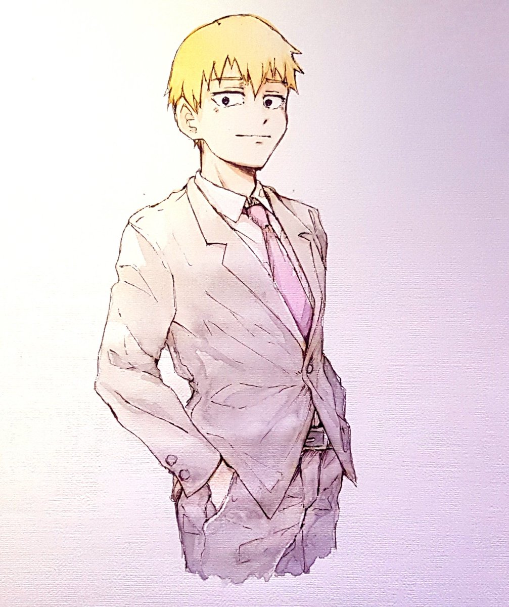 Riri Day 10 Arataka Reigen Mob Psycho 100 Inktober Inktober19 霊幻新隆 霊幻新隆生誕祭19 モブサイコ100 Happy Birthday Reigen T Co Kupikcrrf8 Twitter