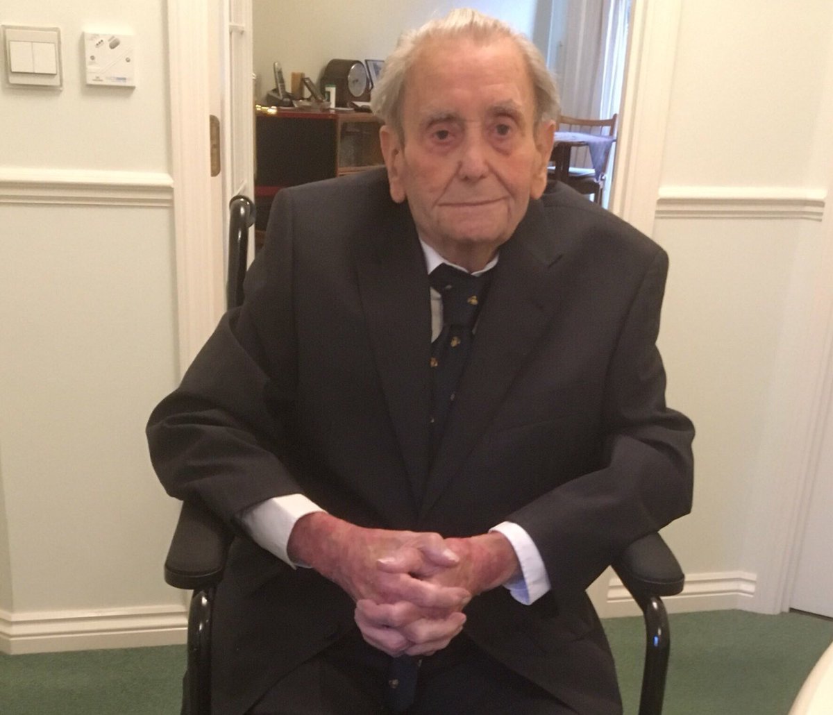 ncmediatv's tweet image. Happy 101st birthday to my lovely Great Uncle George, WW2 Veteran, he was a Chindit. Now a little frailer than last year. Please RT so he can have 101 #birthday wishes. #Veteran #WW2