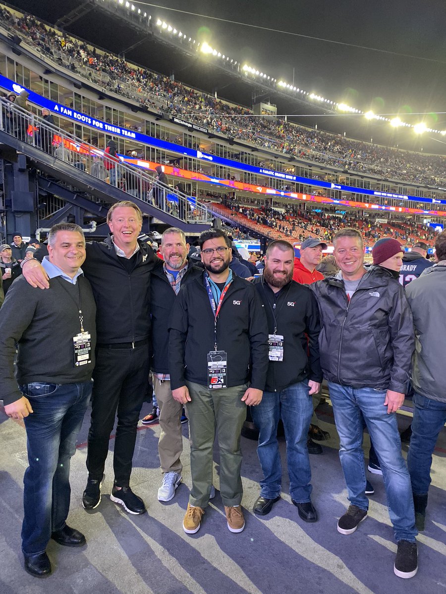 hansvestberg's tweet photo. Crazy good 5G experience @gillettestadium build by our great engineers. #5gbuiltright @VZUpToSpeed @Patriots https://t.co/aCYn9Dd7vU