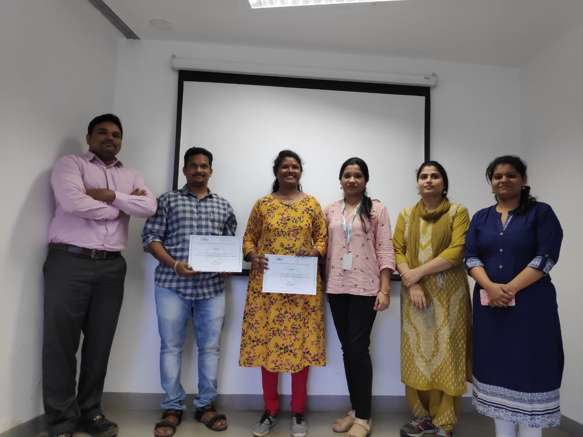 PMATI_India's tweet photo. Happy to announce that we have successfully completed our 3rd Batch of "Basic Certification Course in Assaying"
"Congratulations, Good Luck and Best wishes to all" #CertifiedAssayers #pmati #gold #fireAssay #IndianStandard #Hallmarking #Jewellery #purity
Regards,Team PMATI Mumbai https://t.co/a0enIMCOHx