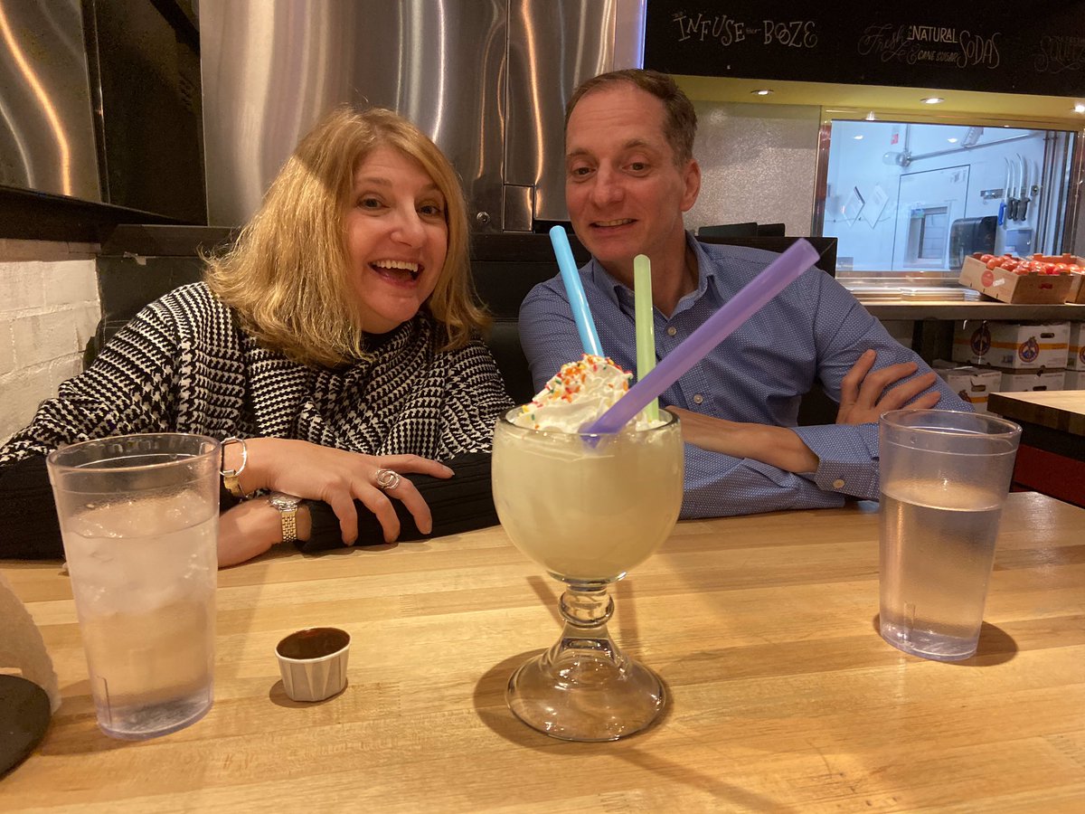 JaneC_EUA's tweet photo. Standing room only today at the @SavingPlaces conference in Denver. Had to share a funfetti shake with my favorite @NtnlParkService and @LAConservancy employees to recover. #PastForward2019 @EUA https://t.co/L8FI0nbkfA