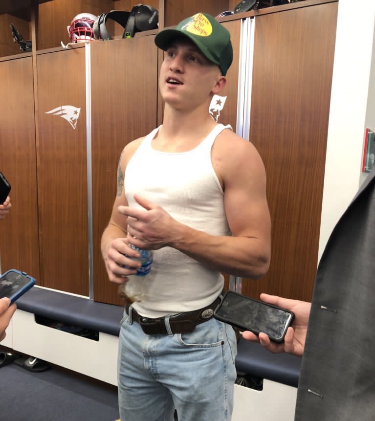This was Tom Brady’s starting WR tonight