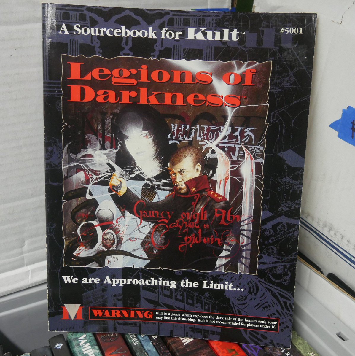 Alexandria_RPG's tweet photo. “This is a #horrorRPG, it makes Hellraiser look sweet, and it explores the darkest and most horrible aspects of human nature.” Andrew Girdwood, 2018 GeekNative 
Reality or Illusion?  Are you one the side of Demiurge or Astaroth?
#31daysofhorrorRPG #horror  #itsonlyagame #nsfw https://t.co/9PbFcqvnUv