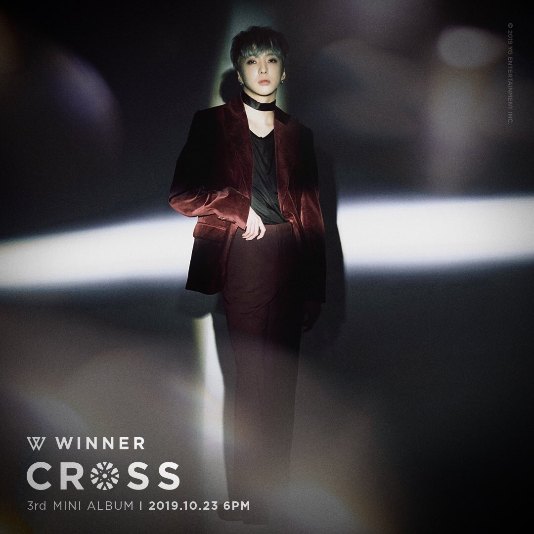 #WINNER #위너 #YOON #JINU #MINO #HOONY #3rdMINIALBUM #WINNER_CROSS #CONCEPTPOSTER #NEWRELEASE #20191023_6PM #YG