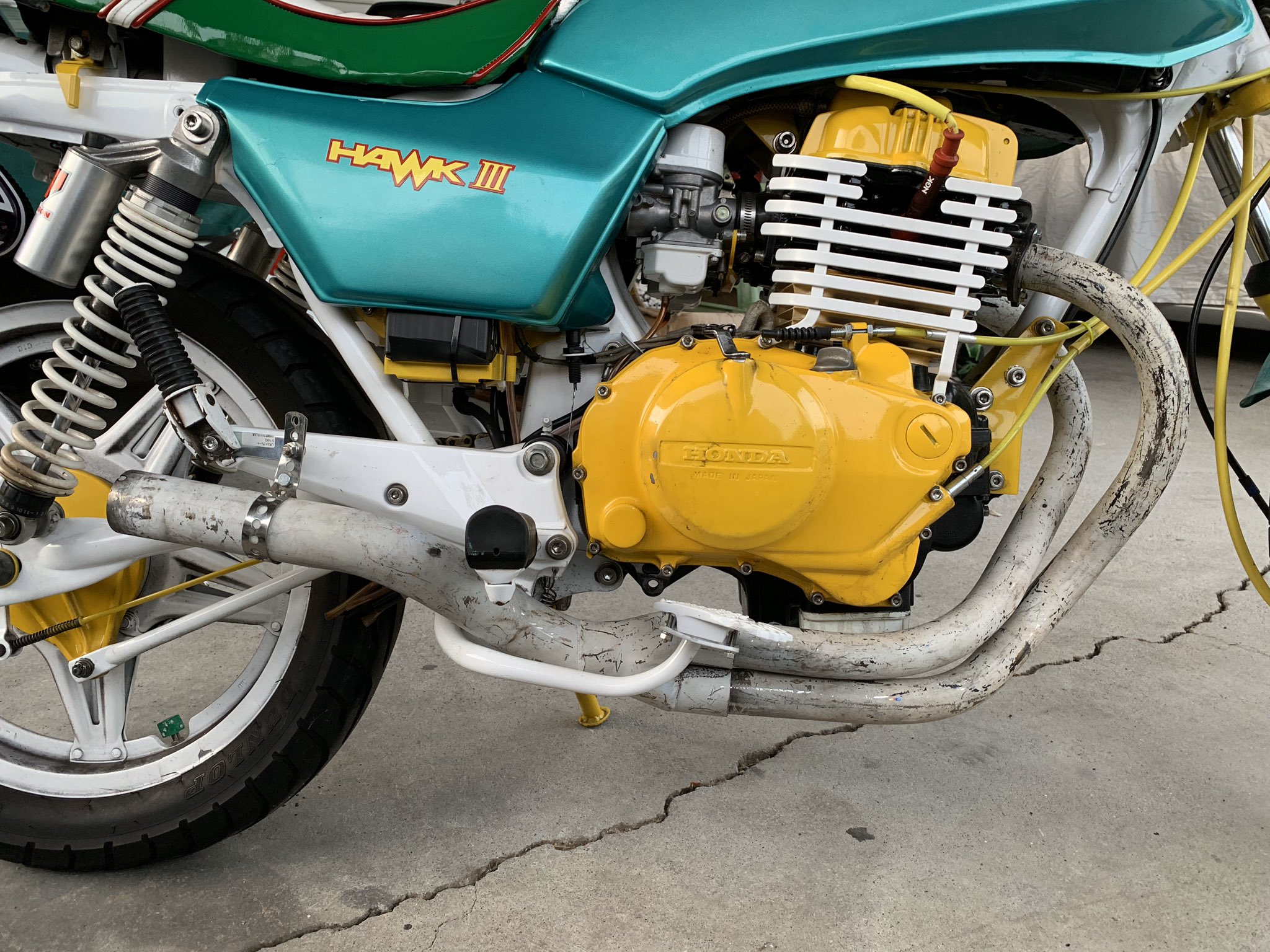 トリック管 トリック ホーク バブ マフラー cb250N cb400N-