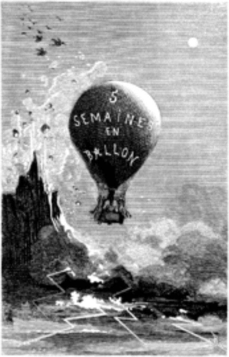 JulioVerne0802's tweet photo. Tras un viaje a Escocia que realice en 1859, publiqué mi primera novela de ciencia ficción, "Cinco semanas en globo", siendo un éxito y logrando un contrato con el editor Pierre Hetzel de por vida. #LiteraturaUniversalenRedes #SoyPurezadeMaría #NyluxenTwitter12 @gustavomizraim https://t.co/ystKEBp3LB