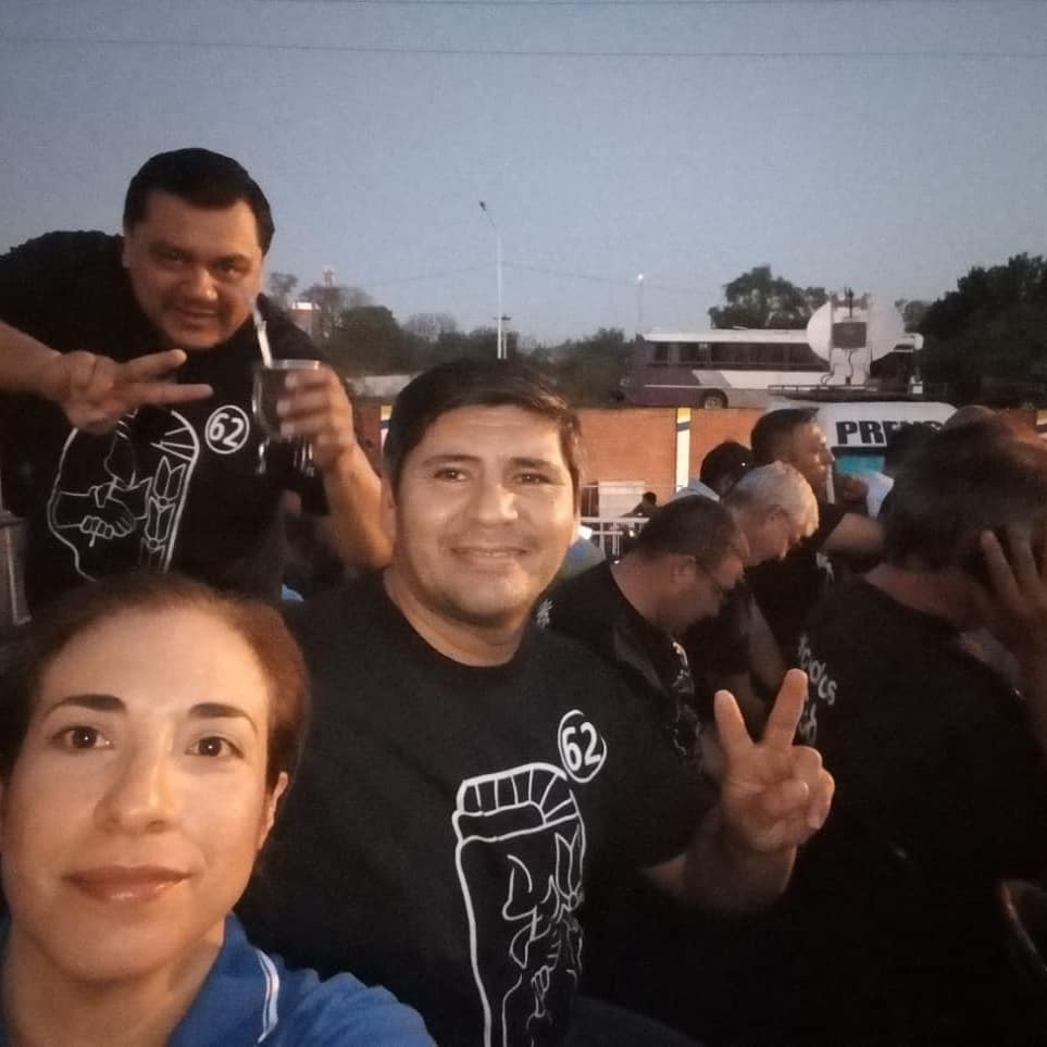SutcaChaco's tweet image. 🗣️ HOY EN EL CIERRE DE CAMPAÑA DEL #FrenteChaqueño ✌️✌️✌️ en #Barranqueras 👉 #SUTCA CHACO DIJO PRESENTE... JUNTO AL FUTURO GOBERNADOR DE NUESTRA QUERIDA PCIA 👏👏 #JorgeMiltonCapitanich 
💪 Los #Custodios  Apoyando al Compañero #NicoSlimel, FUTURO DIPUTADO PROVINCIAL