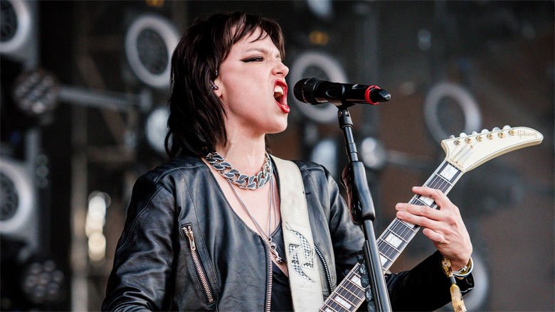 3. 1. Lizzy Hale from Halestorm. 