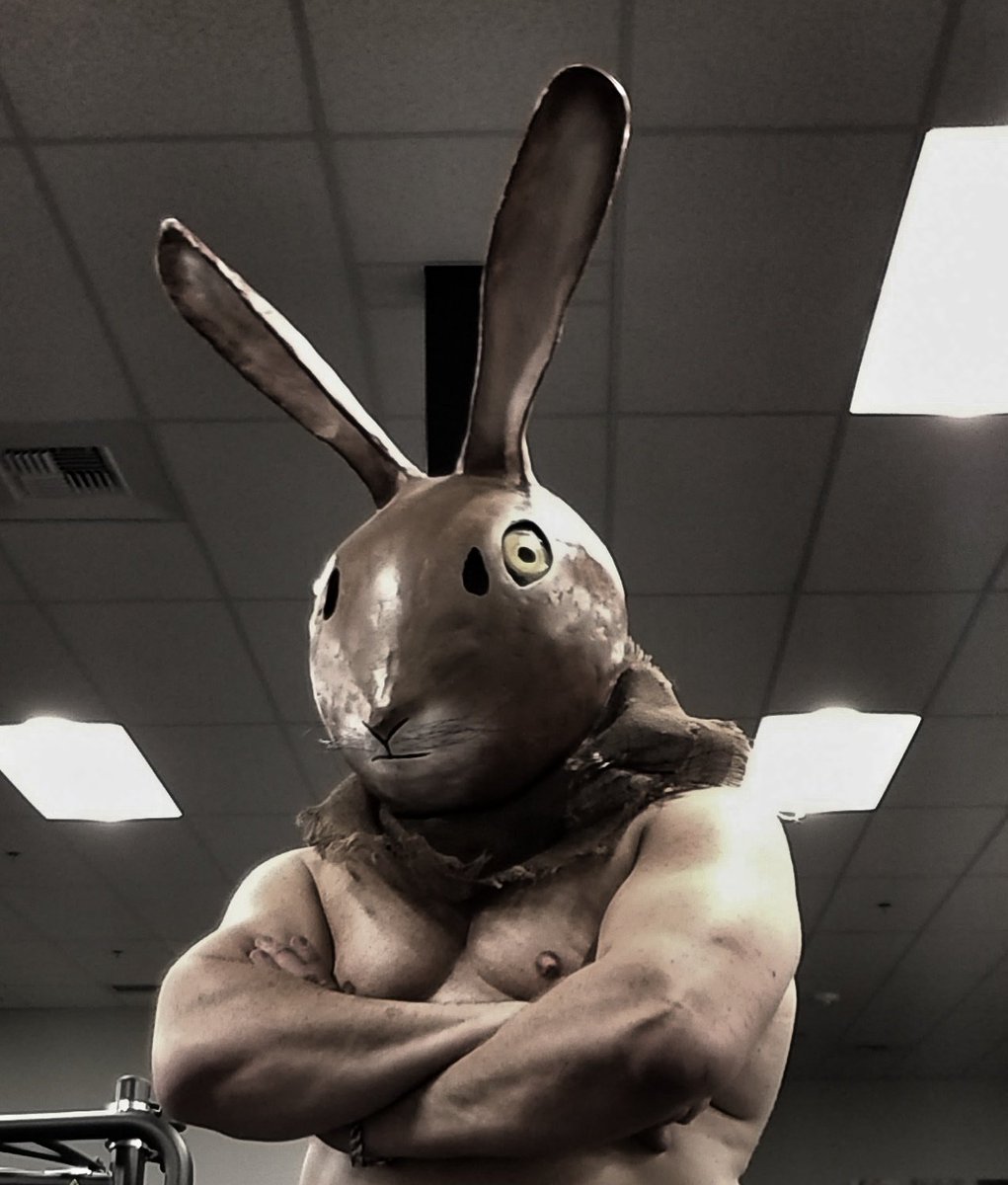 Rabbit King glamour shots for the Hollywood premiere. #horror