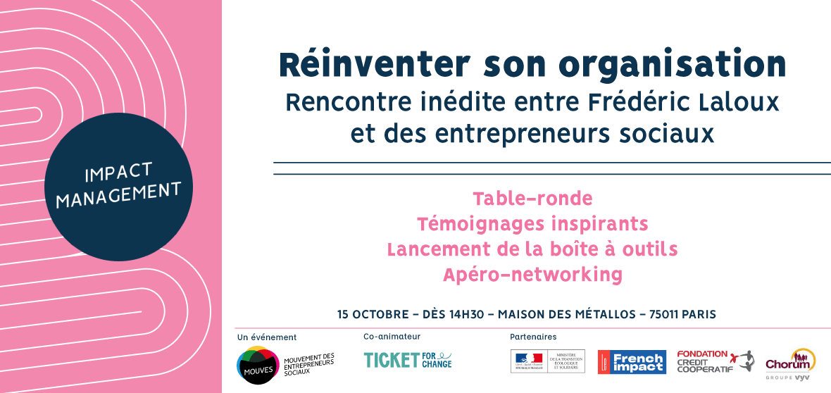 Nous pensons que les entreprises sociales ont la solution! Qu'elles sont l'entreprise libérée théorisée par Frédéric Laloux - Reinventing Organizations⏩On l'invite à en parler le 15 oct avec des entreprises sociales pionnières #gouvernance 💡 Inscriptions helloasso.com/associations/m…