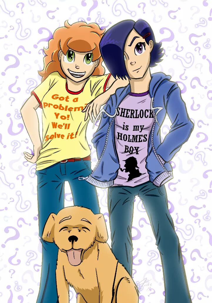 Hazel and Dynah from our newest series Dynamite Ace Detective. Available as a print <a href="/nowcon/">コンメタル</a> tomorrow.