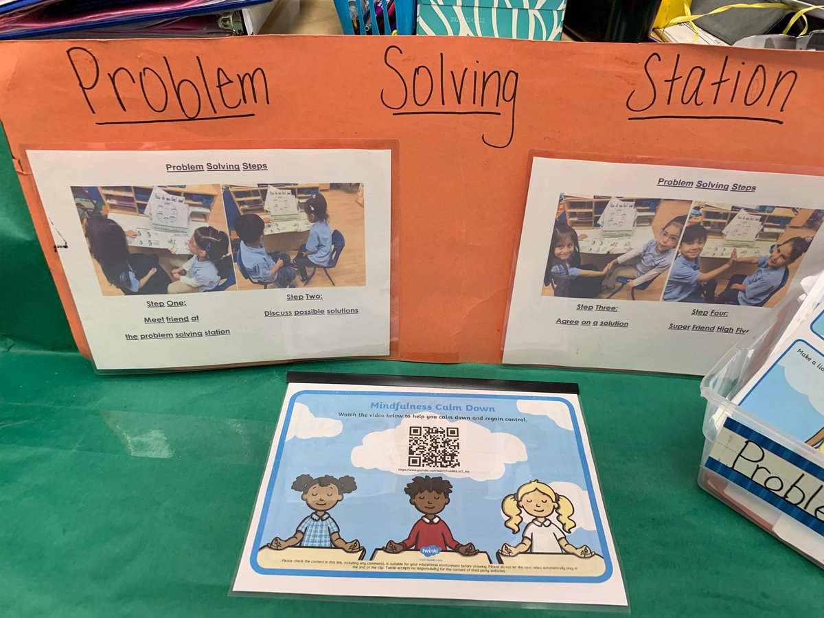 MsArielPrek's tweet photo. An example of some wonderful visuals for problem solving, as well as calming down, in Ms. Lisa and Ms. Ali’s Pre-K  classes! #pyramidmodel
@MsArielPrek @Ms_Ali_PreK @MsStacey13 @wnyecc https://t.co/qTGw6FoKp6