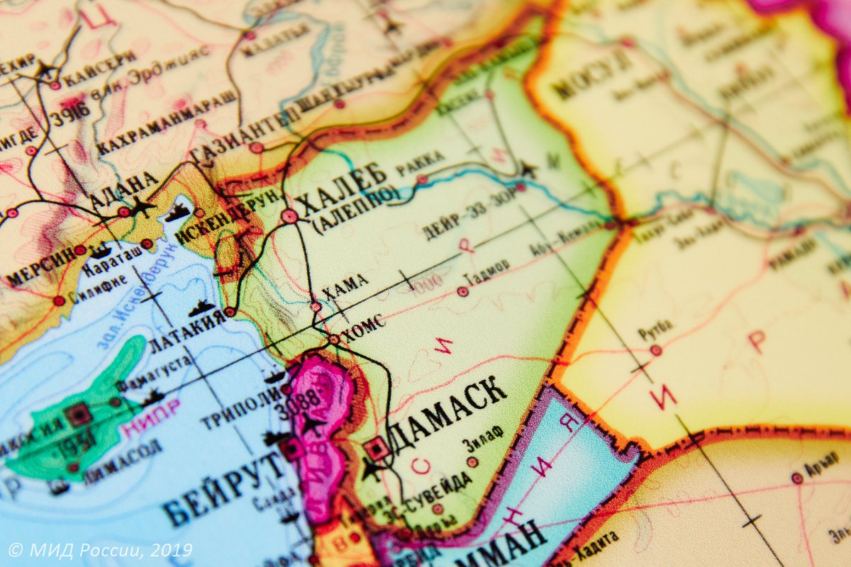 Карта мира сирия на карте мира