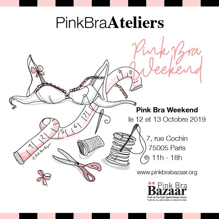 KateKempGriffin's tweet photo. #pinkbra #weekend #diybreasthealth #diycreative @pinkbrabazaar #pinkbrabazaar #jaimemesseins #ilovemyboobs #octobrerose2019 #octobrerose #paris https://t.co/HezueHktCr