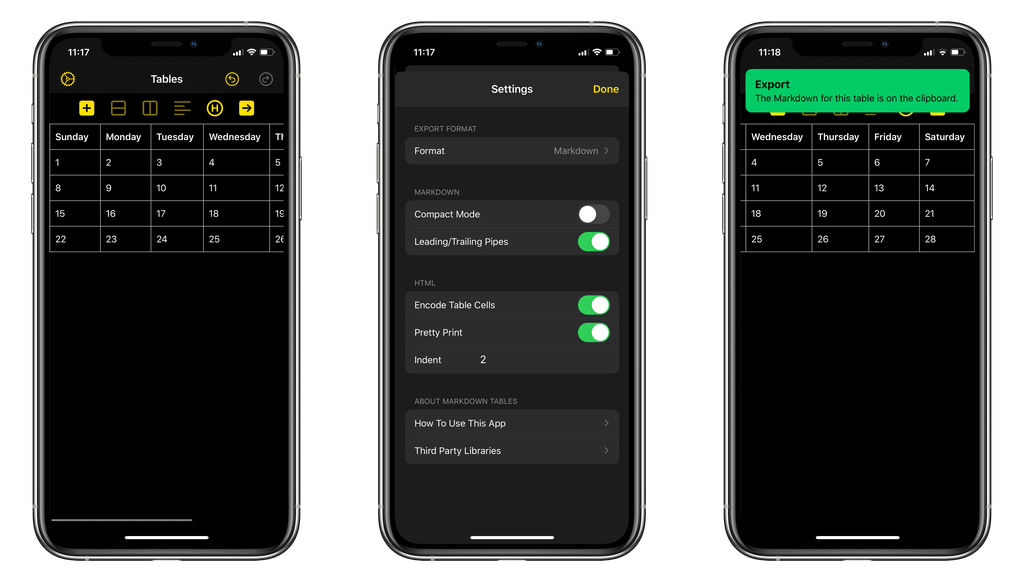 Markdown Tables for iOS blog.chrishannah.me/markdown-table…