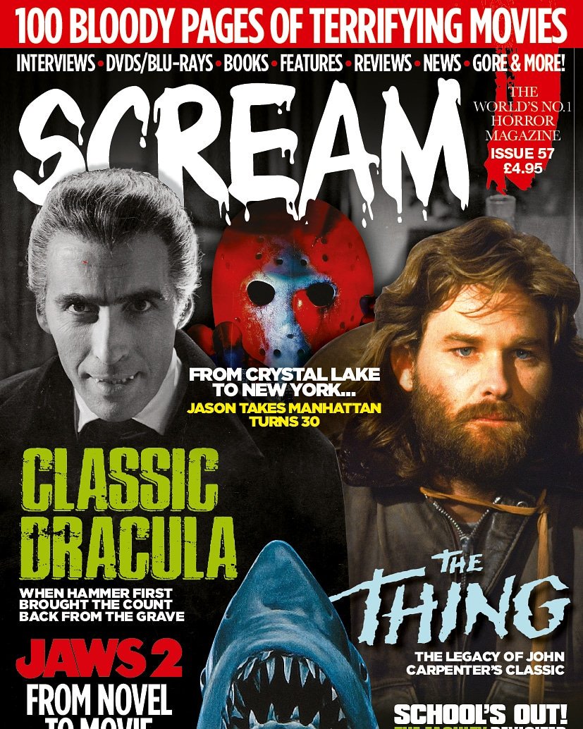 If #HorrorMovies are your love you need to subscribe to SCREAM MAGAZINE... 100 pages in full BLOODY colour. 5 editions of the bi-monthly magazine are delivered right to your door anywhere in the world! 

OUR RATES: UK£25/US$48/CAN$63/AUS69

screamhorrormag.com/store