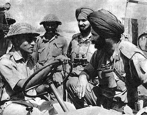 38 #RunawayPakArmy1965 - A Pak Army officer seeks permission from Brig Niranjan Singh, Cdr 54 Brigade, to claim mortal remains of 436 Pak troops KIA in Dograi on 22 Sep.