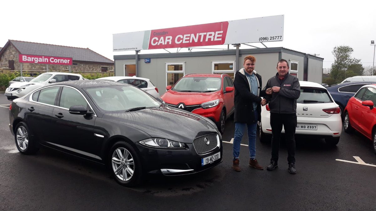 Congratulations to Swinford man Joseph Mc Nulty on your new Jaguar.

Here is Joseph collecting the keys to his stunning 2013 Jaguar XF from Fergal yesterday. Best wishes and safe motoring from all at Connolly's Car Centre.

#ConnollysUsedCarHandover #Connollys