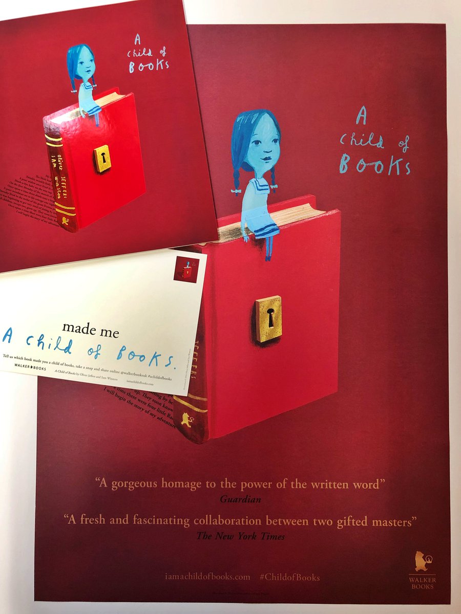 *CALLING ALL SCHOOLS!*

Liven up your school library with 10 copies of <a href="/OliverJeffers/">Oliver Jeffers</a> &amp; <a href="/samwinston_/">Sam Winston</a>'s stunning picture book #AChildOfBooks + 10 branded posters &amp; postcards.

RT &amp; tell us which story made you #AChildOfBooks to enter. 

Comp closes 13/10. UK only <a href="/WalkerBooksUK/">Walker Books</a>