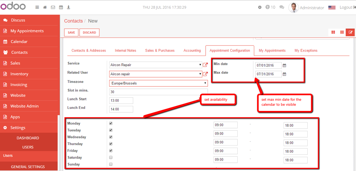 KanakInfosys's tweet image. Let your customers book the service of their choice on a flexible web platform with a strong backend management feature with #odooservice #appointmentmodule from #kanakinfosystems
Get App: buff.ly/2zZ4G1I
#odoocrm #odooinstall #OdooExperience #software #hireodoodeveloper