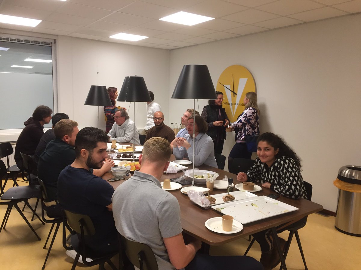 Three groups lunching @VentureLabNorth having trainings today at startupcity. 40 innovative enterprises currently @VentureLabNorth. Interested in developing your entrepreneurial competencies and develop your firm? you are very welcome! @univgroningen @RuGCoE @HanzeOndernemen