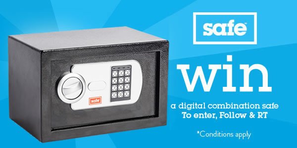 #Competition: #Win a #Free Digital Combination #Safe - Just #RT and #Follow for a chance to win! #FreebieFriday #Giveaway