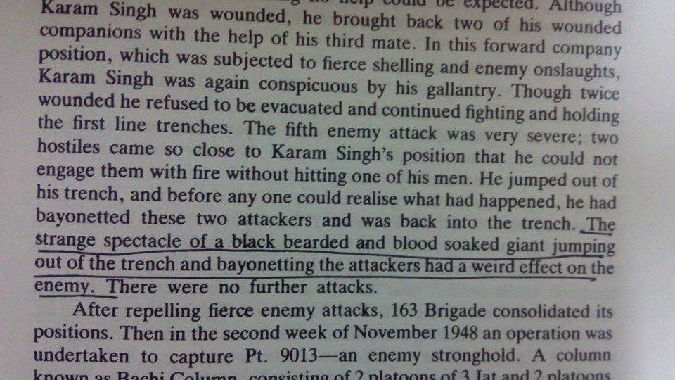 44 #RunawayPakArmyThe story of how L/Nk Karam Singh earned his Param Vir Chakra in 1948.Do read!