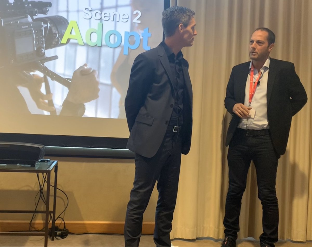 NatSweet_SBS's tweet photo. Adopt to Innovate &amp; Succeed session in the #Leaseurope Technology Briefings with Eric Bierry, Fabien Oliveira &amp; James Powell @SopraBanking @ApakGroup https://t.co/q38ngJ9iPJ