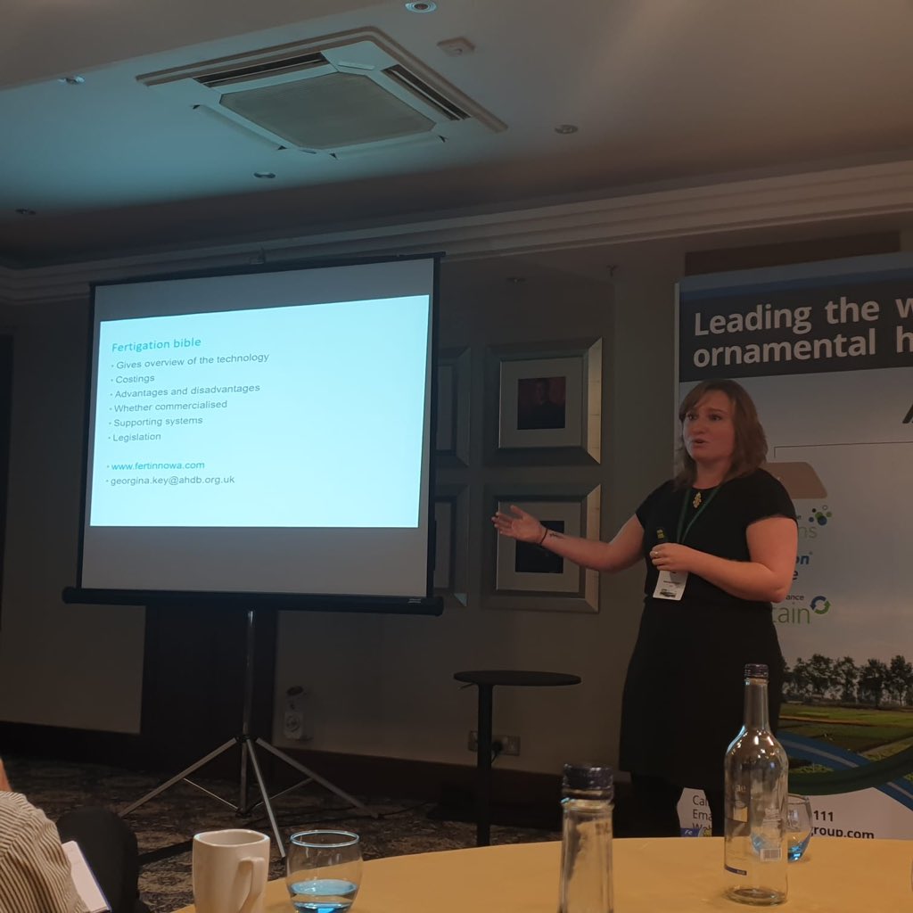 ICL_Gro's tweet photo. Some fantastic presentations today @IPPS_Europe from a great variety of speakers including @AHDB_Hort @BransfordWebbs  @WyevaleNurs and a trip to @HawkesmillNurs https://t.co/aLCY3op8ra
