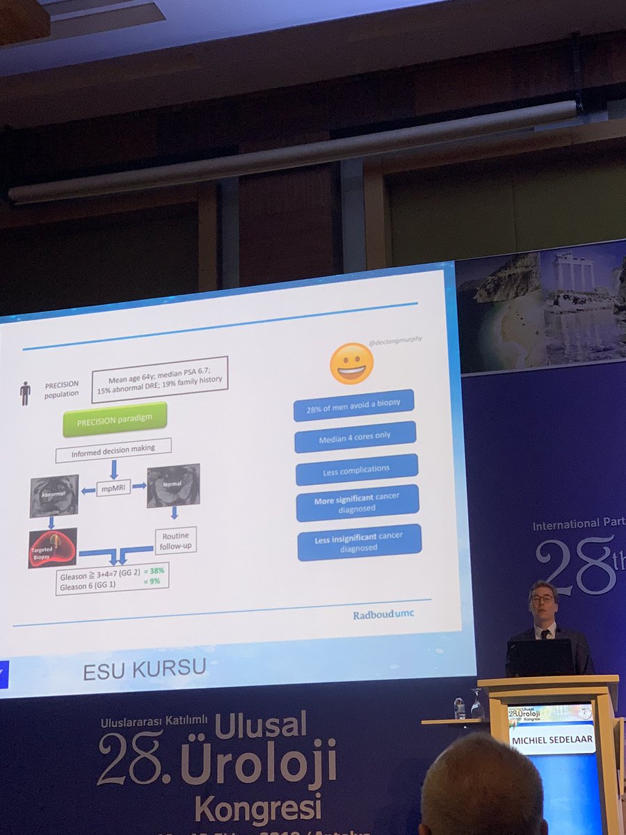 selcukurolog's tweet photo. #PSA testing and the diagnosis of #prostatecancer by @sedelaar There are still controversial issues! @MarekBabjuk @JGomezRivas @UrowebESU @Uroweb #ESUCourse https://t.co/nLE7X1mUDe