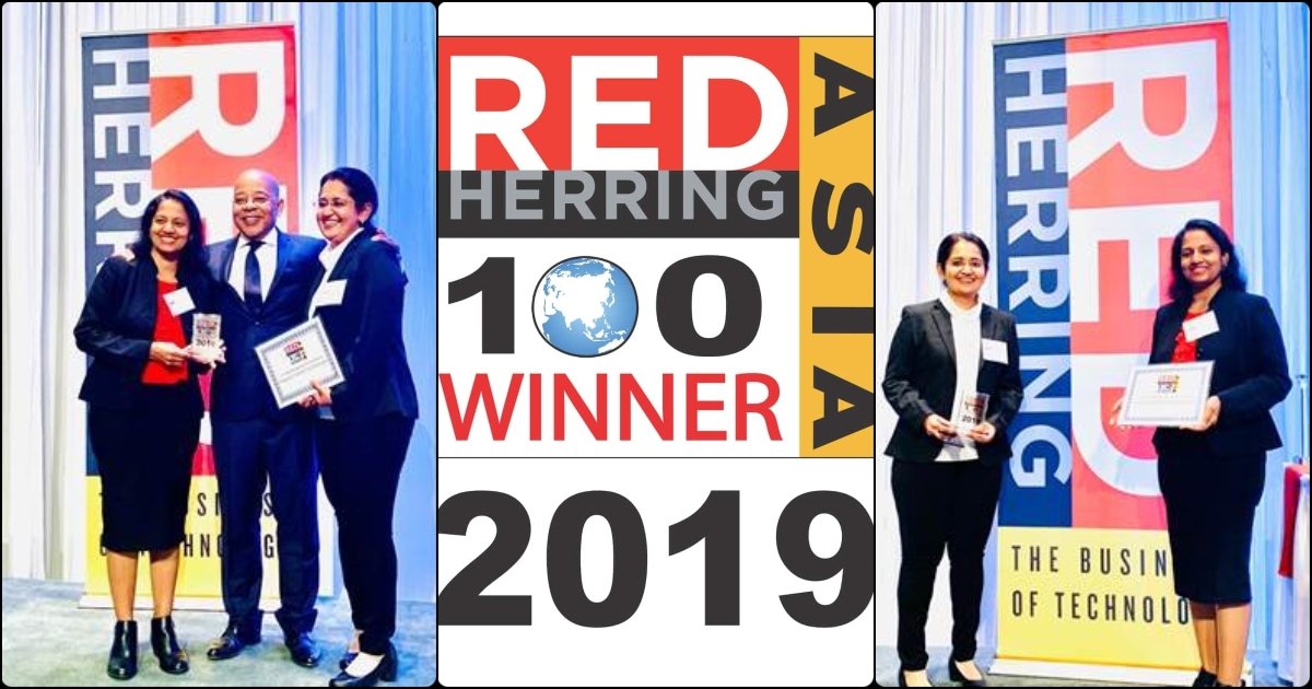 HappiestMinds's tweet photo. Happiest Minds has been selected as a winner in 2019 Red Herring Top 100 Asia!
Preeti Menon and Priya Kanduri presented to the judging panel at the Bangkok event and we are thankful to both of them.
This is the second consecutive year that we are winning this award #RedHerring100 https://t.co/Ehvt5w8QZJ