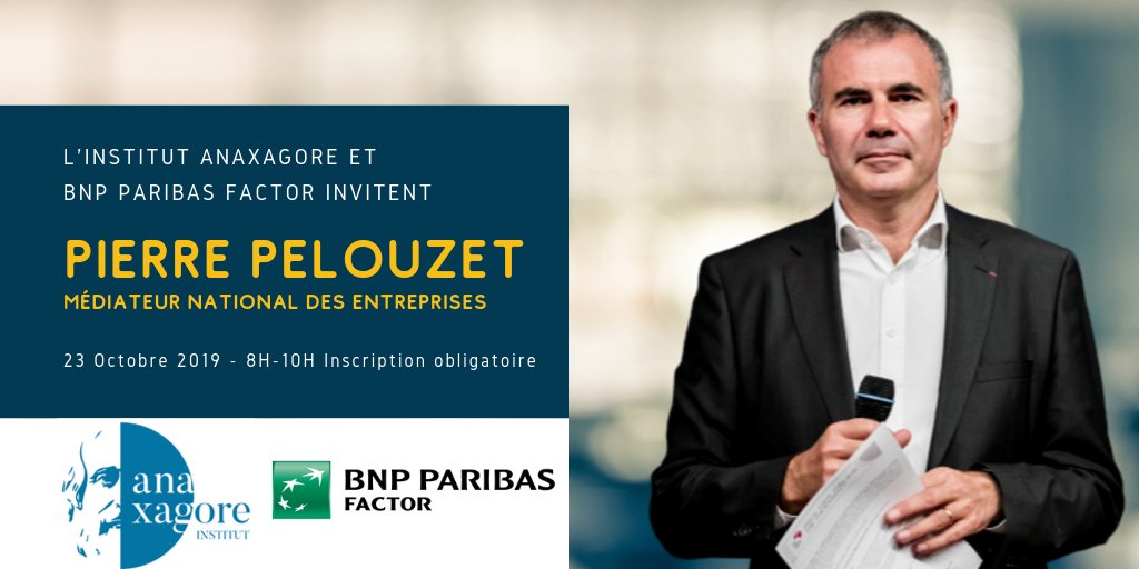 Encore quelques places pour notre rdv avec <a href="/PPelouzet/">Pierre Pelouzet</a>, Médiateur National des Entreprises <a href="/MedEntreprises/">Médiateur des entreprises</a>, le 23 octobre pour un pdj débat!

Inscription gratuite obligatoire : eventbrite.fr/e/billets-peti…

<a href="/BNPParibas/">BNP Paribas Group</a>
